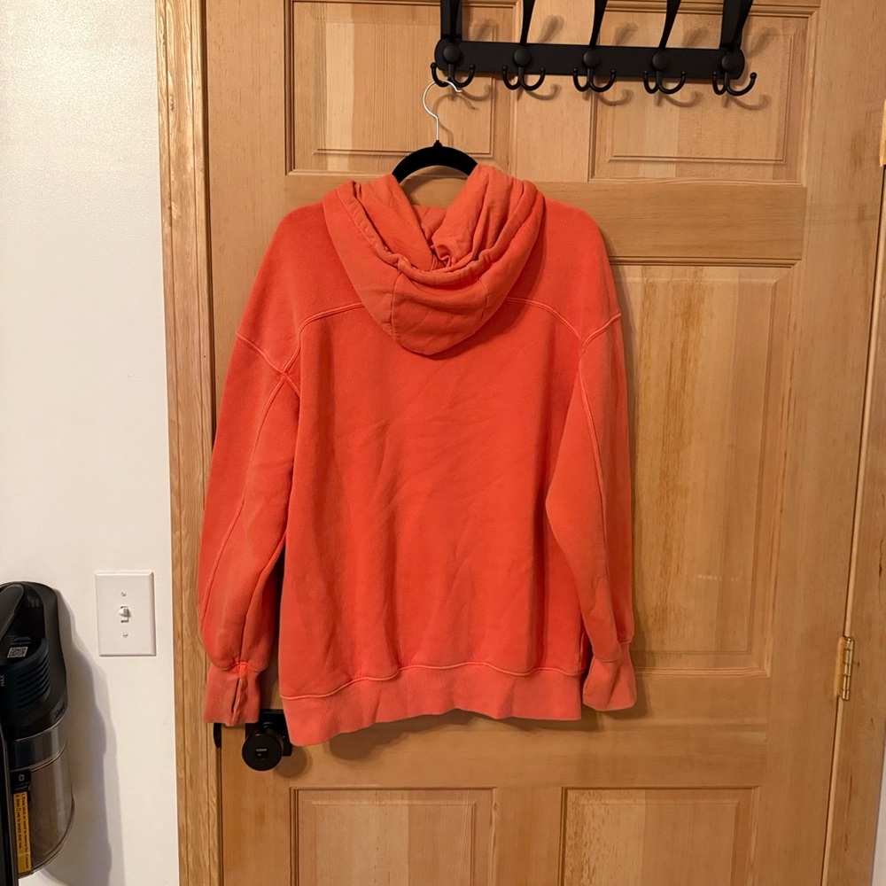 Aerie | OFFLINE Cloud Fleece Hoodie Starburst Orange Small - Picture 11 of 12